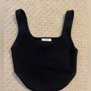 Black corset (like) babaton top